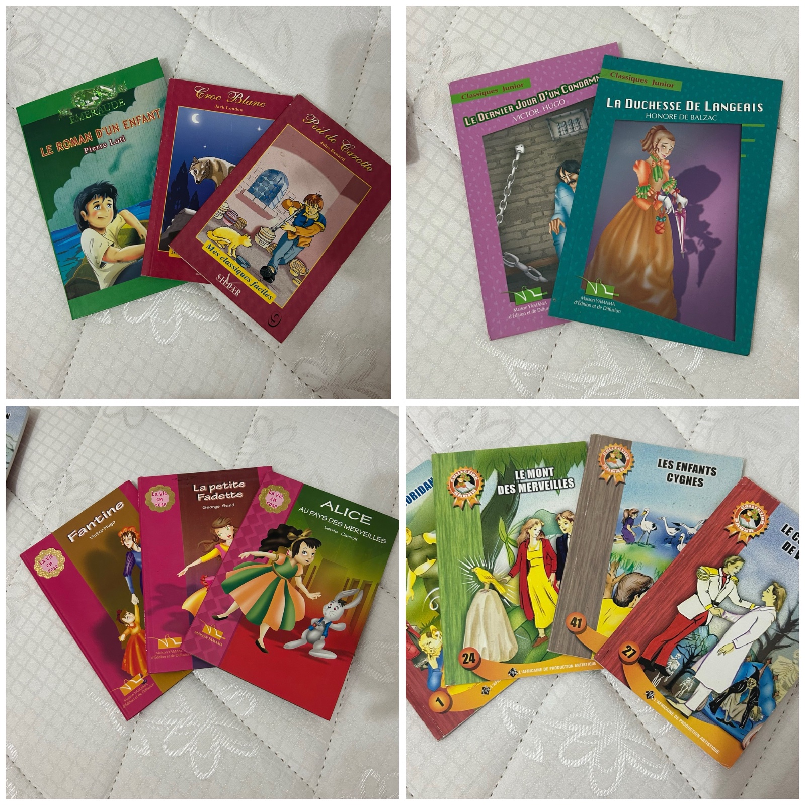 Lot de 12 livres