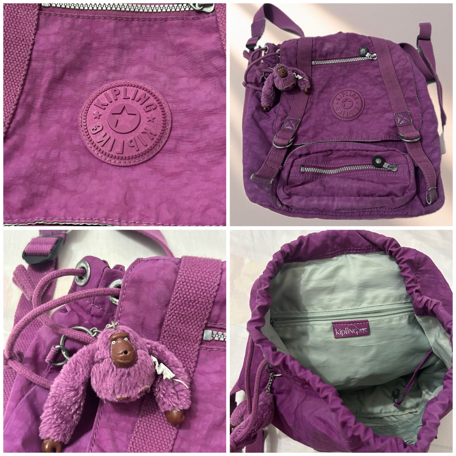 Sac kipling violet