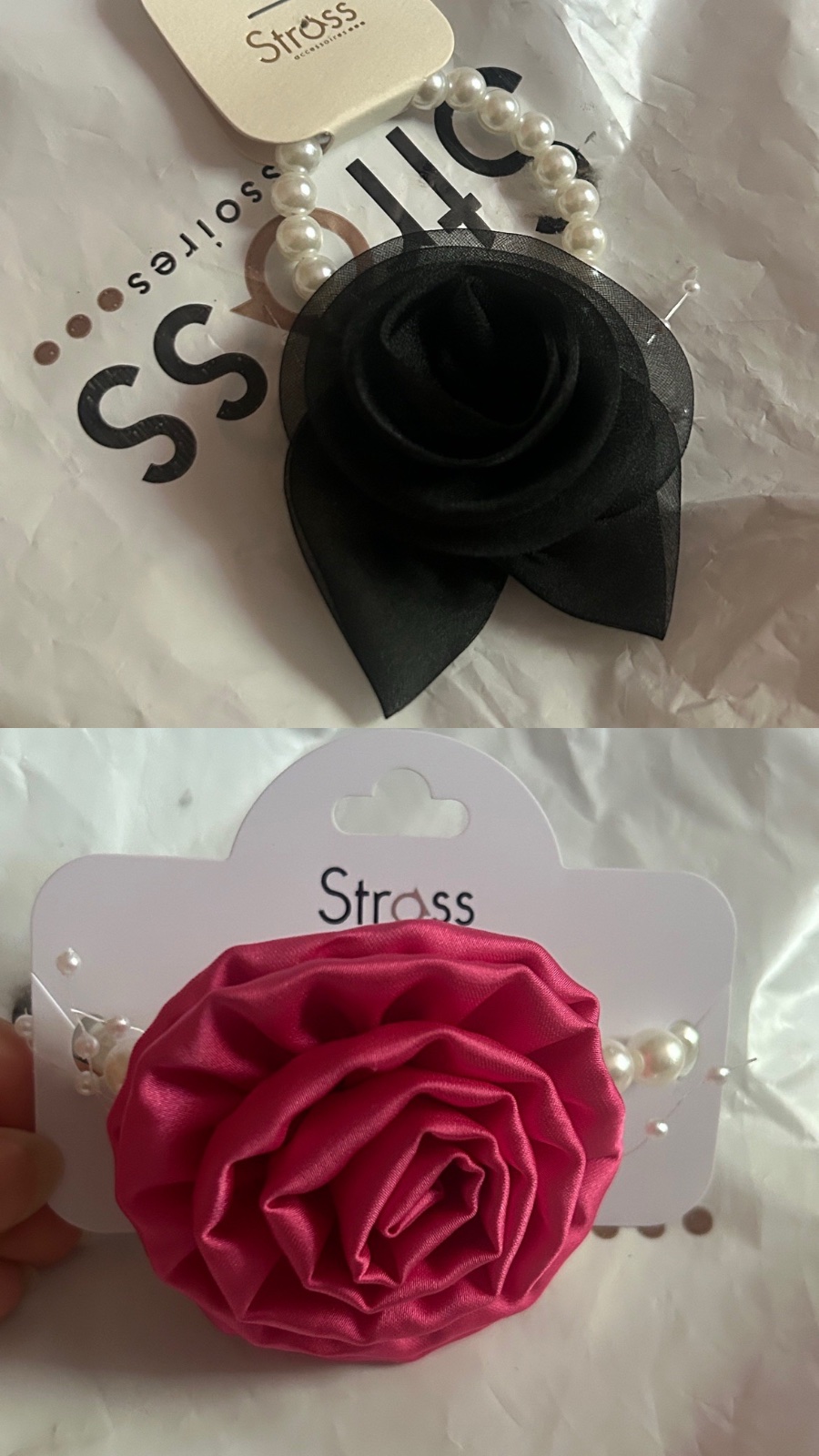 Lot de 2 Flower hand bracelet