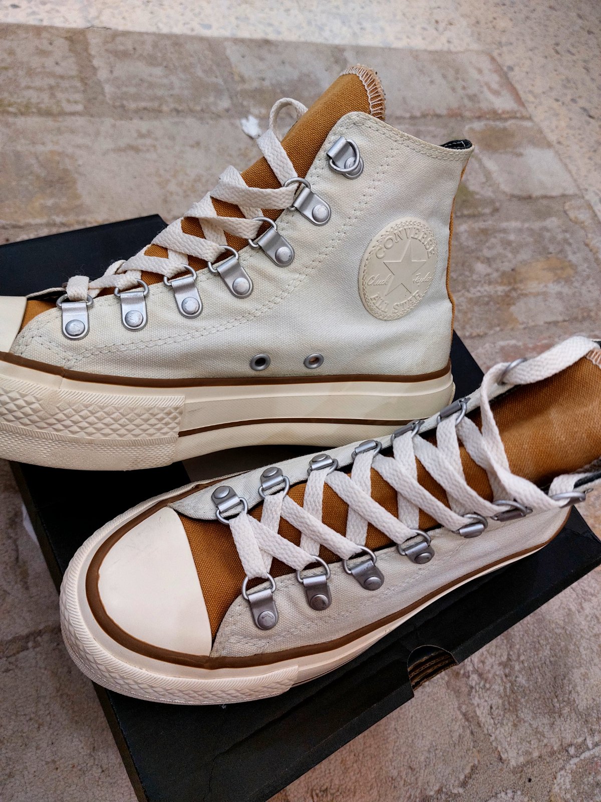 Converse plateforme 