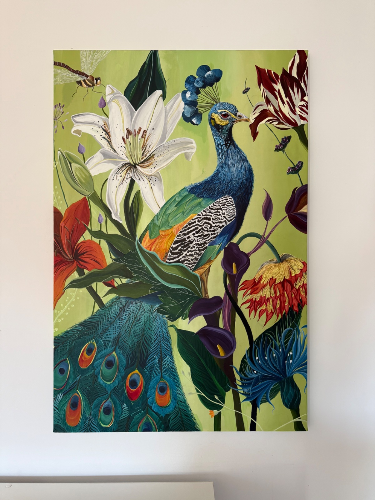 Garden of eden , acrylic on canvas (90x60 cm) 