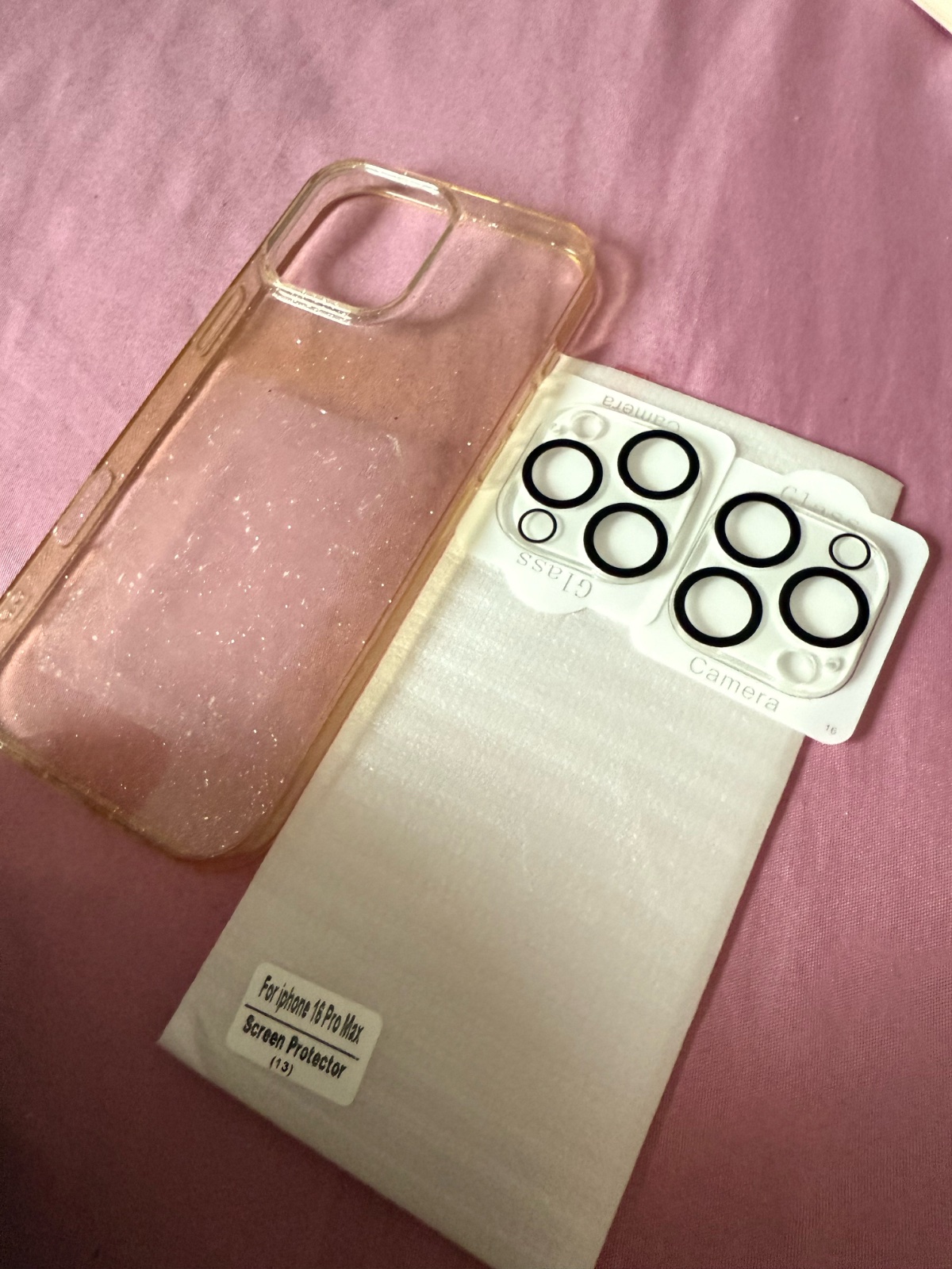 Deux protection cam+ film + cache gratuit iph 16promax