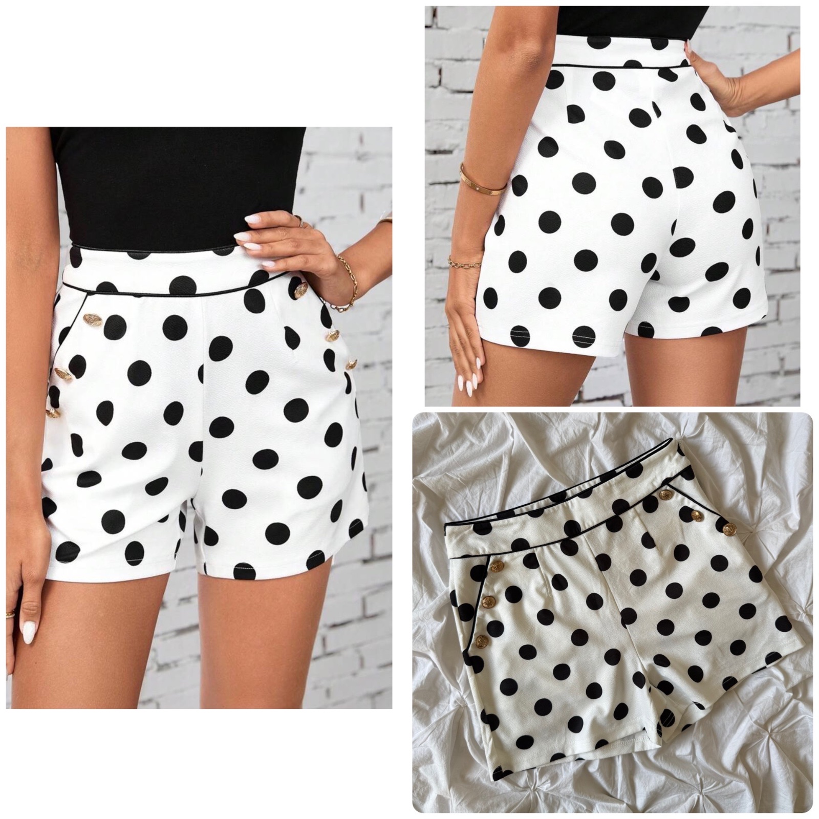 Short SHEIN a pois tres tendance 