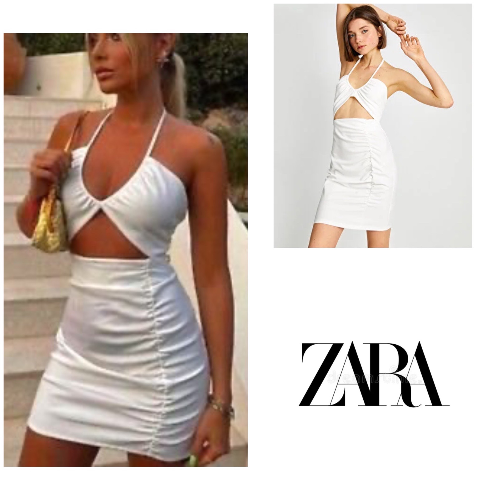 Robe satin ZARA 