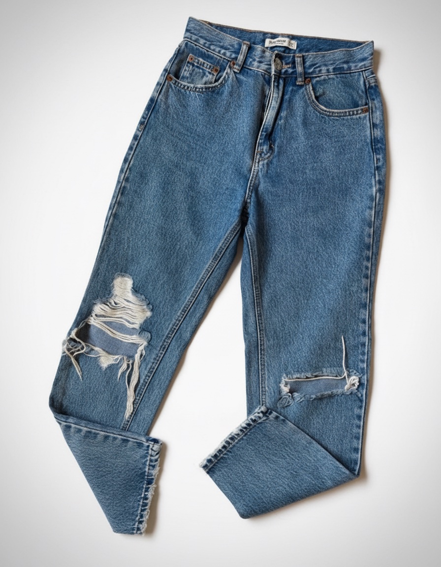 Pantalon mom jean