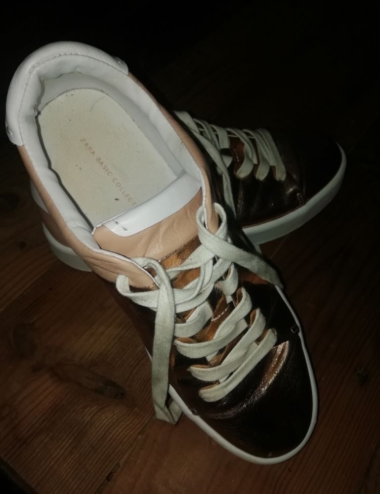 basket argenté zara