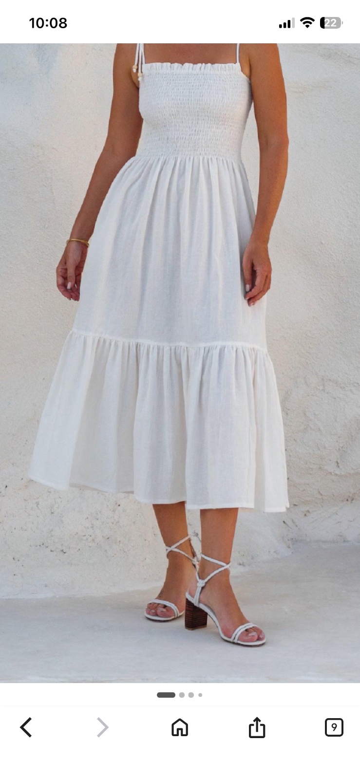 Robe blant cotton 