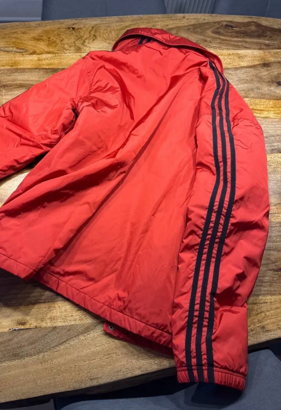 Veste rouge Gucci Adidas