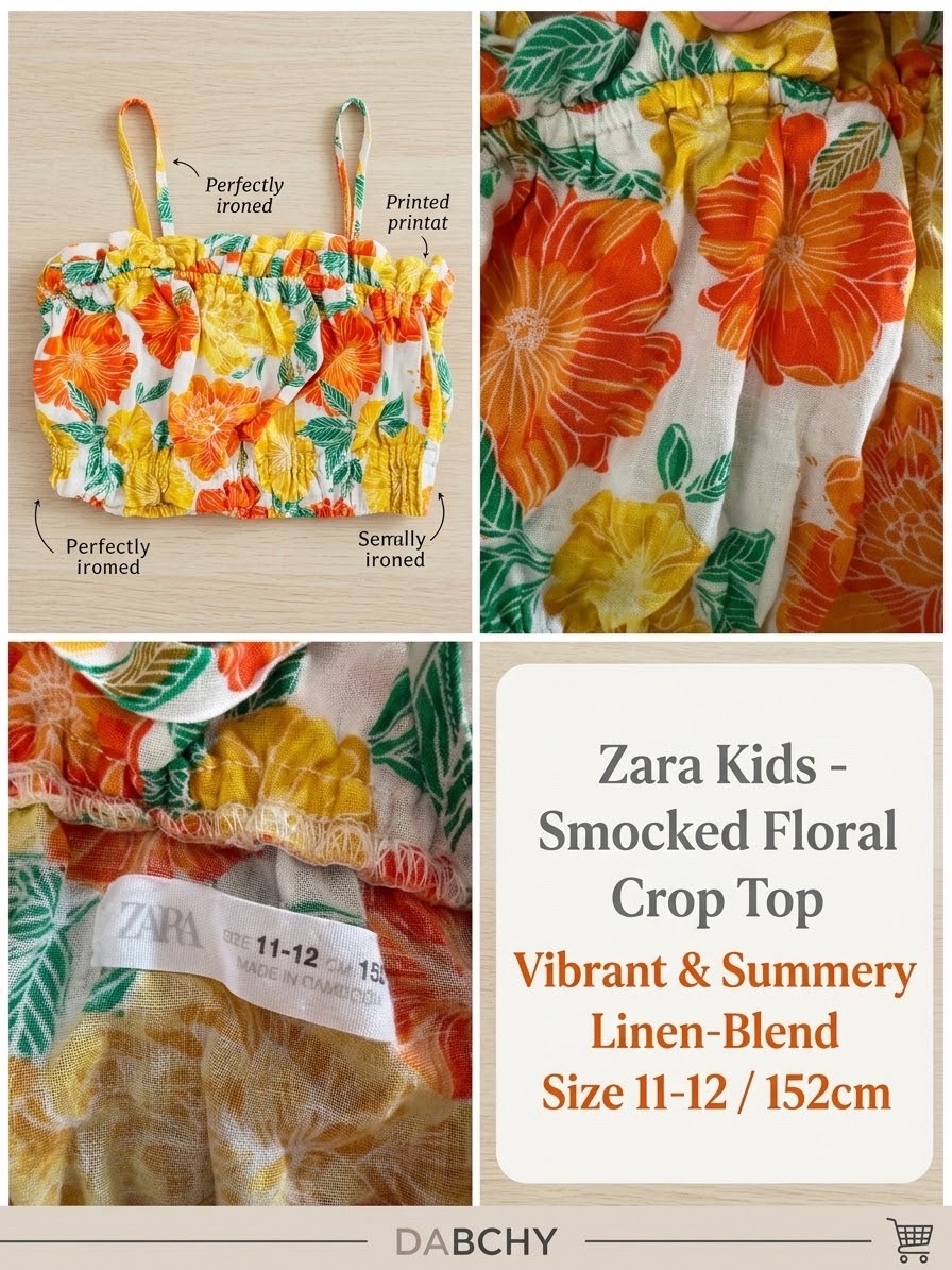 Crop top tropical