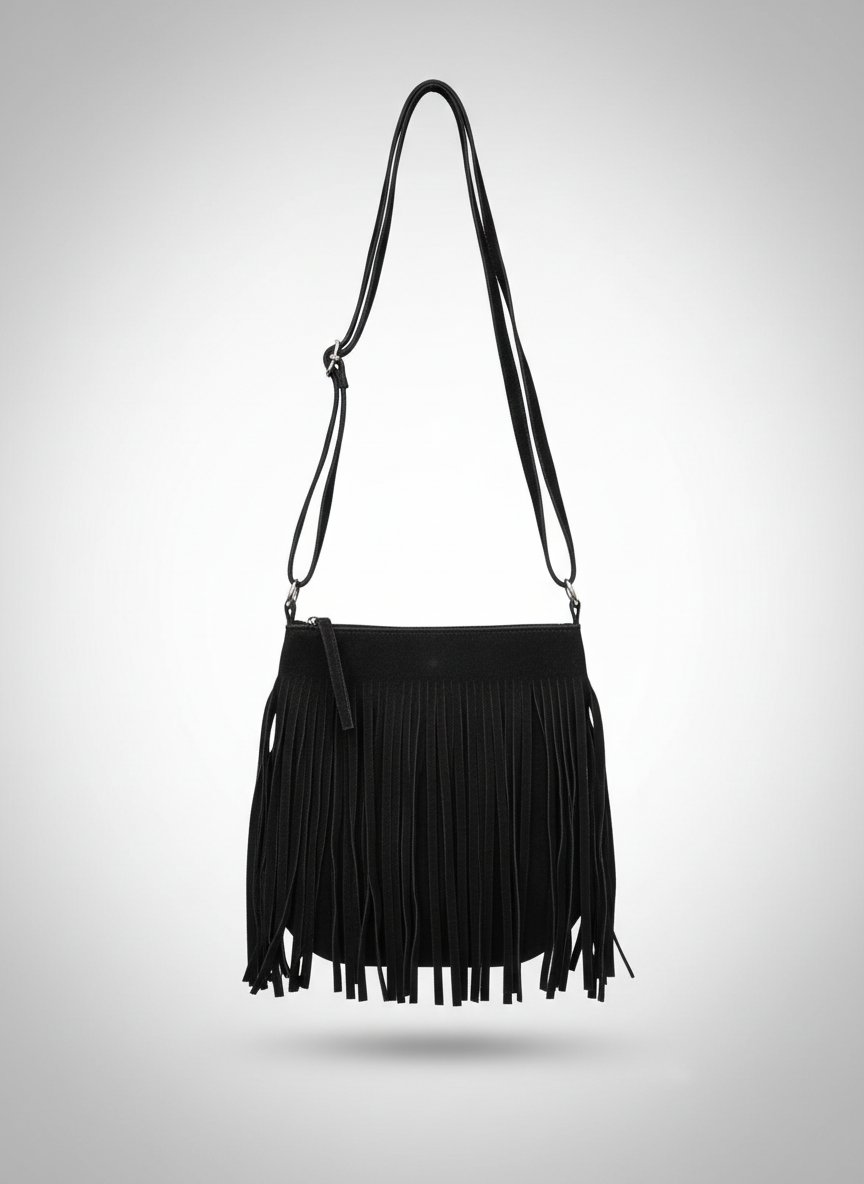 Sac noir avec bandoulière 