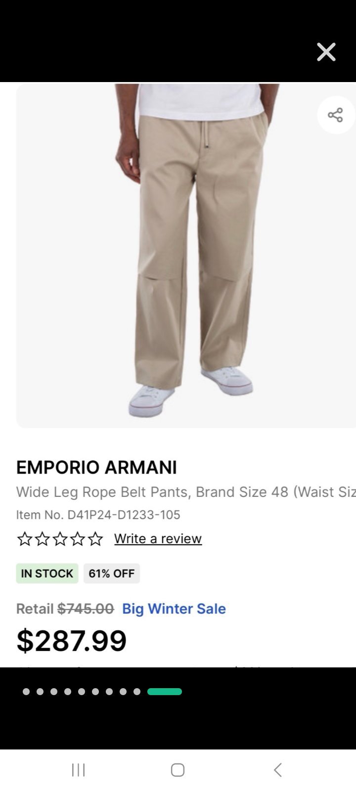 Pantalon Armani 
