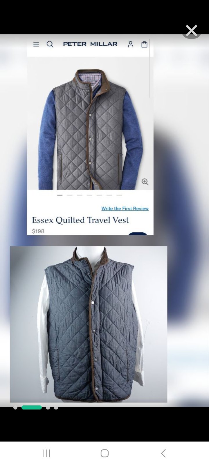 Gilet peter millar