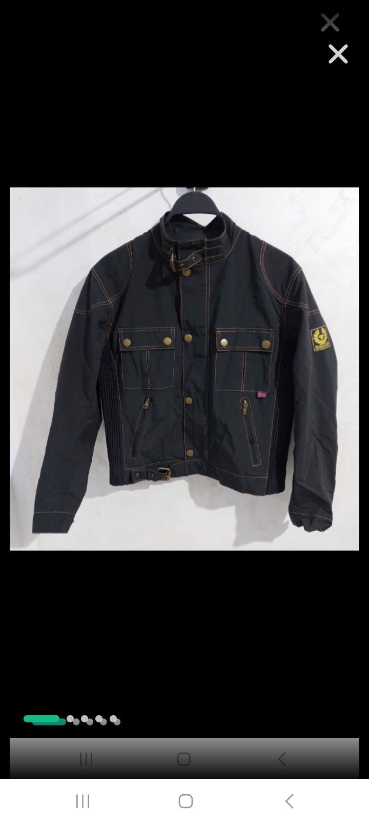 Veste de motard  de marque prestigieuse belstaff