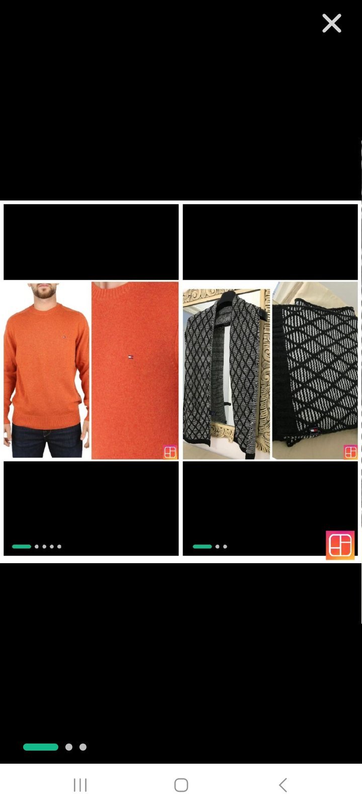 Pull et cache col  tommy hilfiger