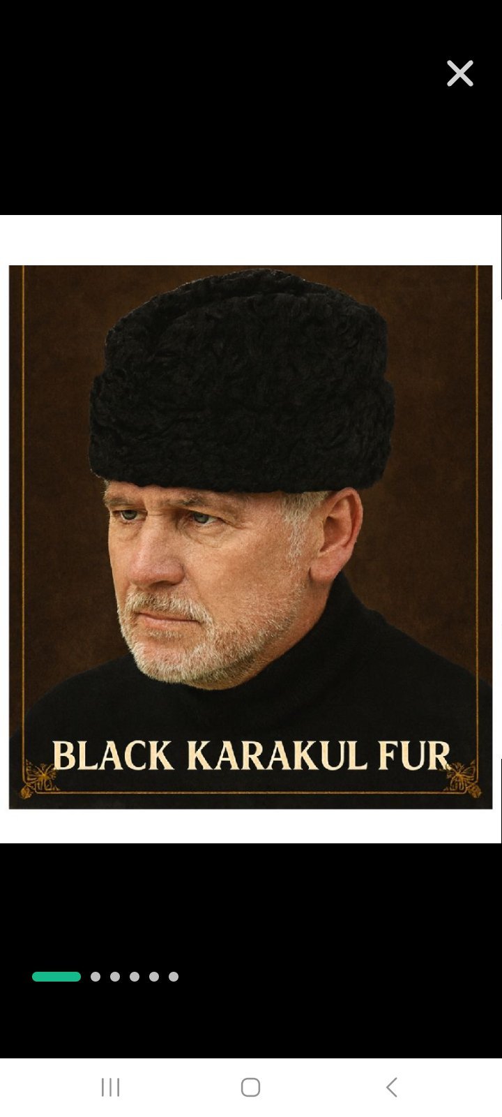Chapeau kalpak très original