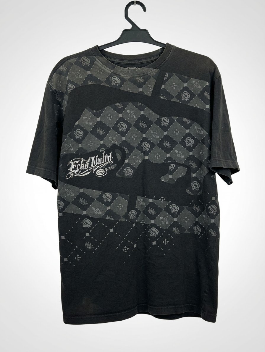 Vintage T-Shirt - Rhino Monogram Print - Size M