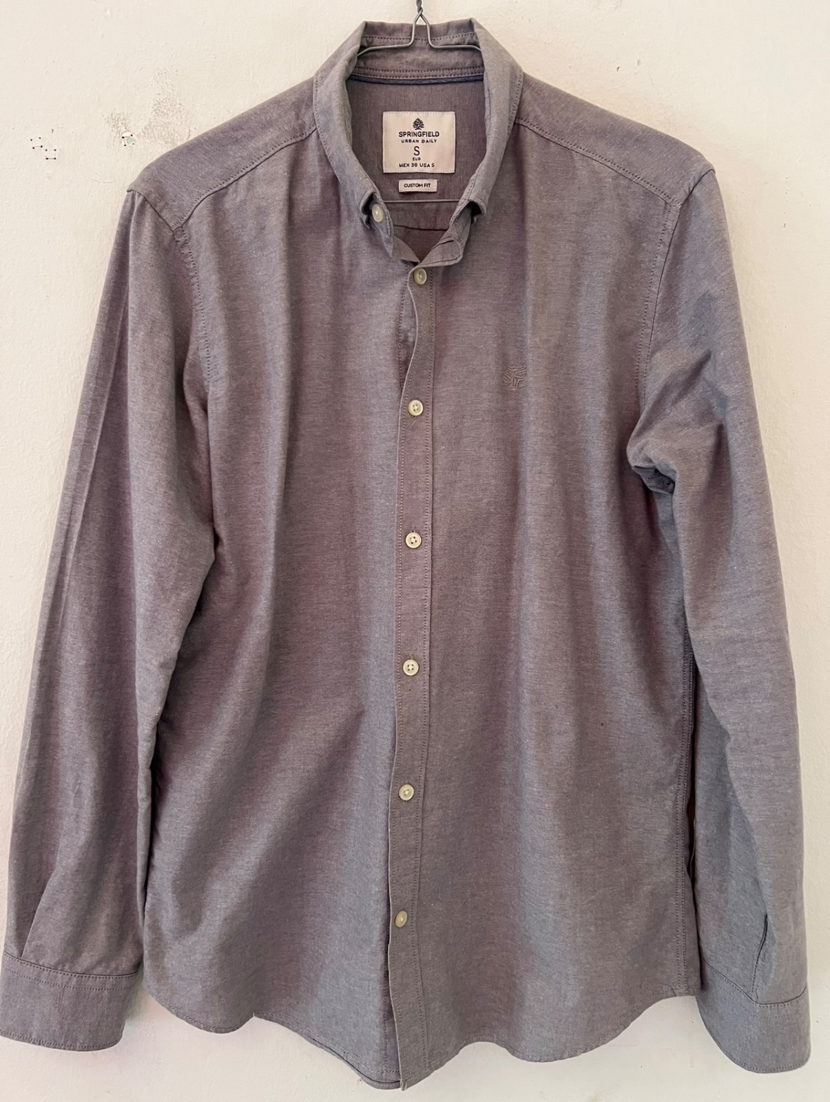 Chemise Gris SpringField Taille S 