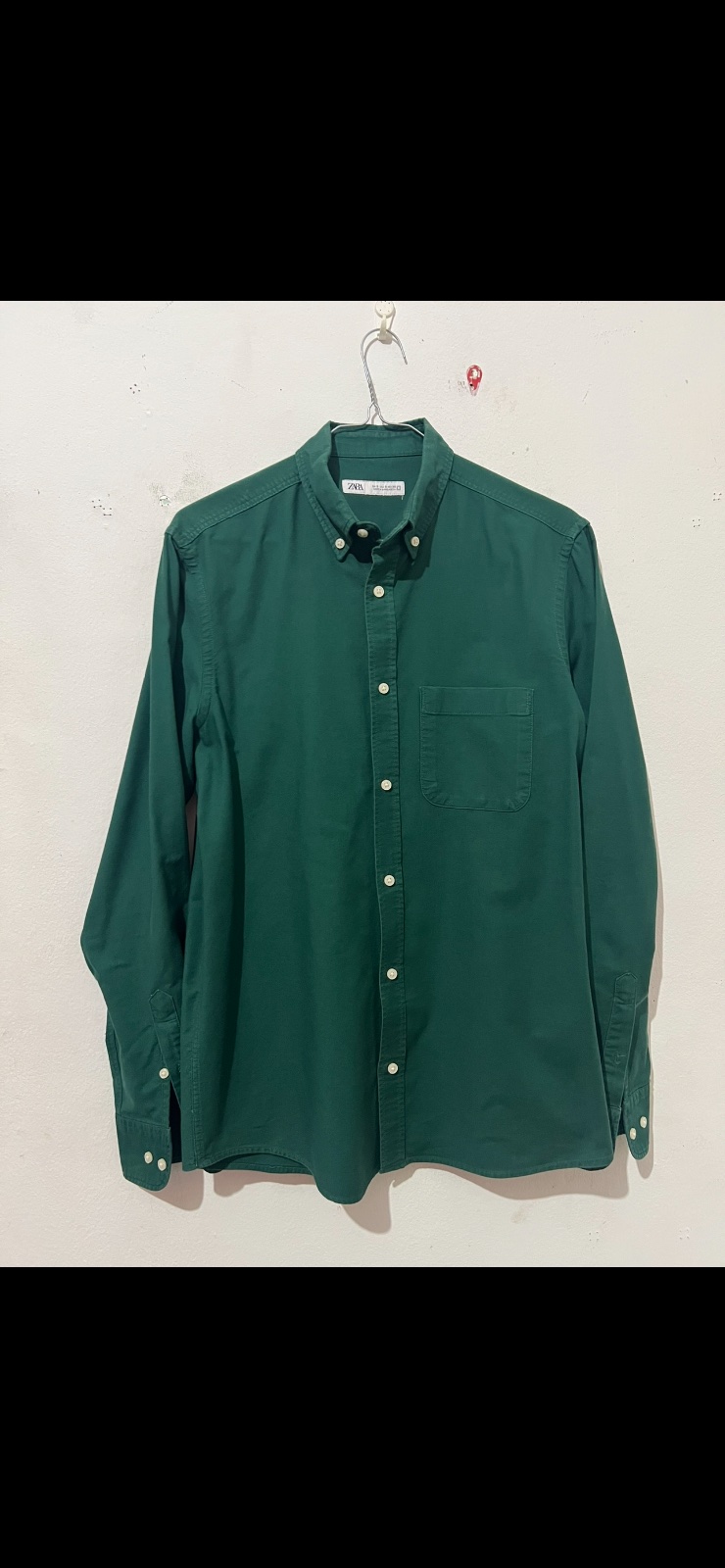 Chemise Zara Vert Taille S 