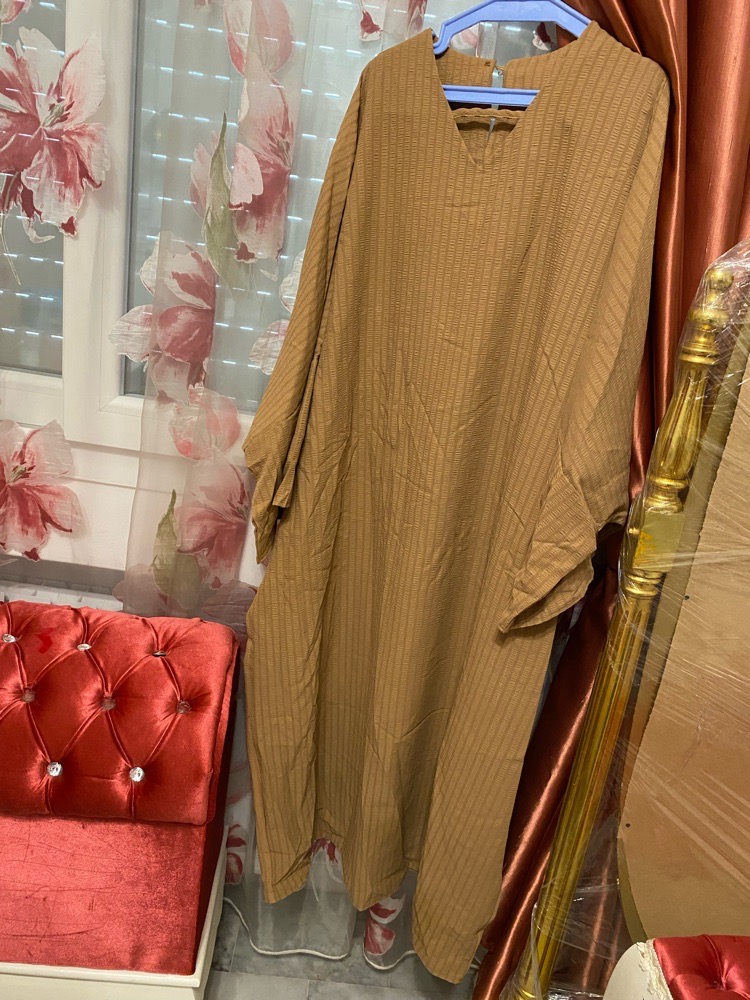 Robe caftan style jebba en beige 
