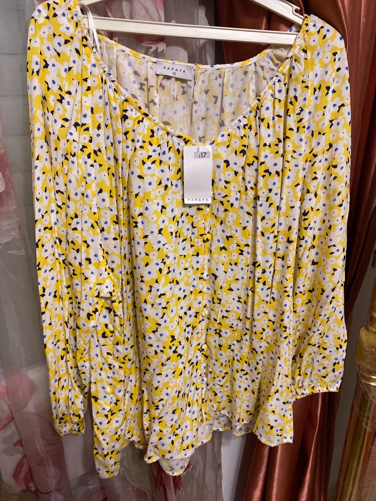 Chemise jaune 
