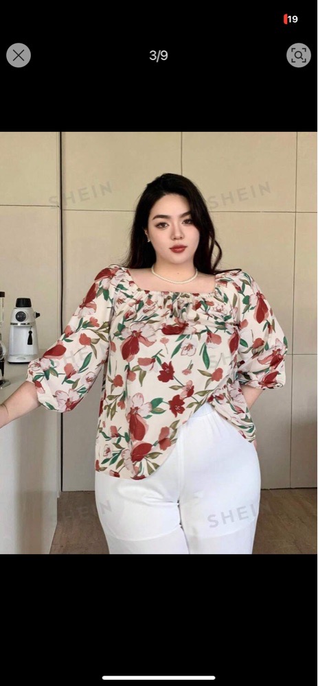 Chemise fleurie 