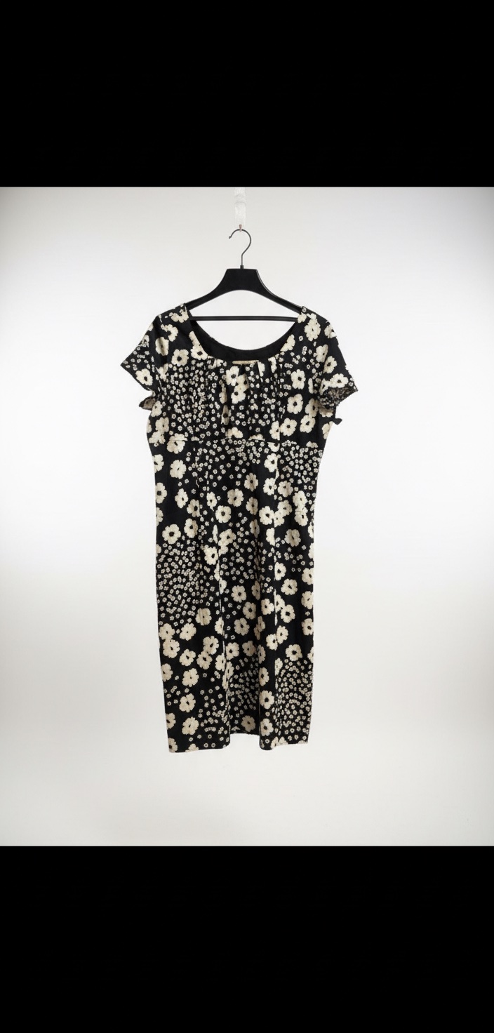 Robe noir et blanc 