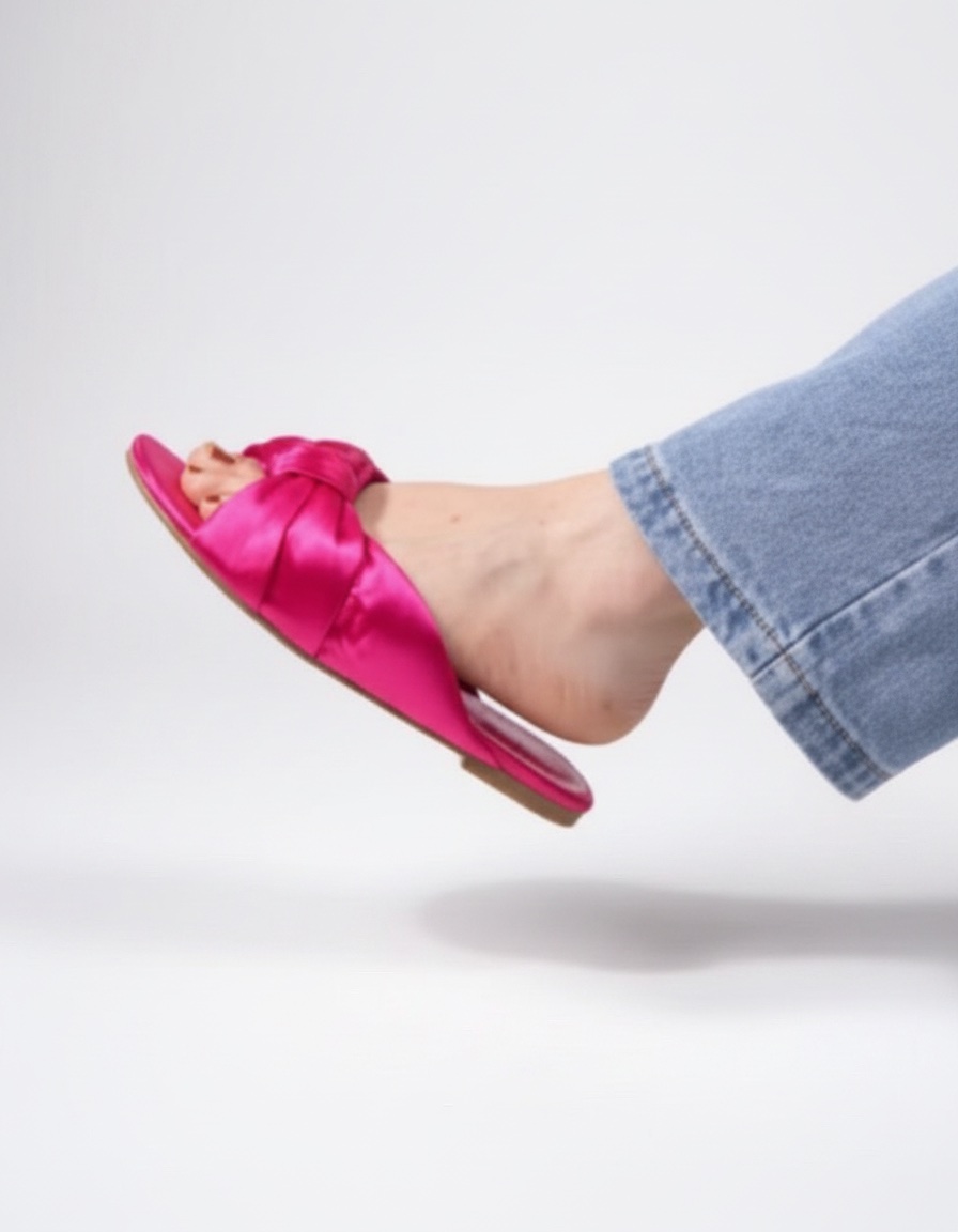 Mules satin 
