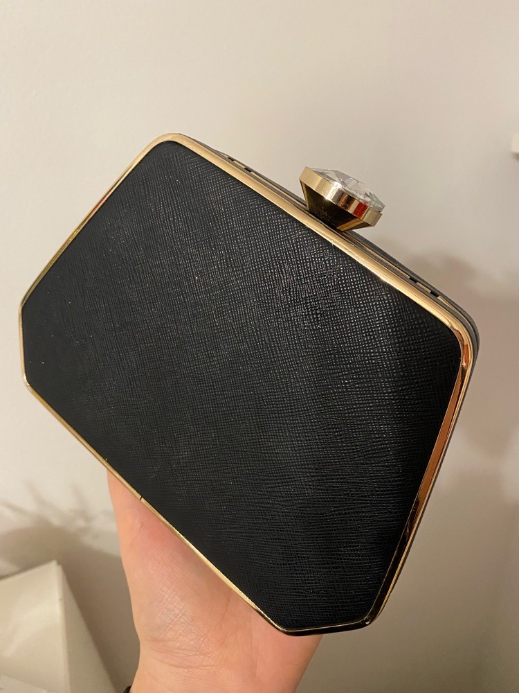 pochette soiree en noir 