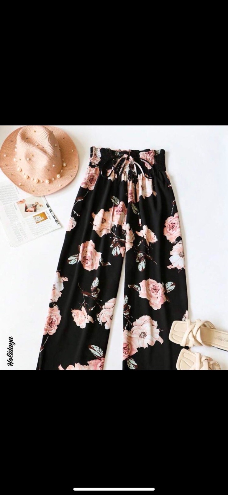Pantacourt fleuri 