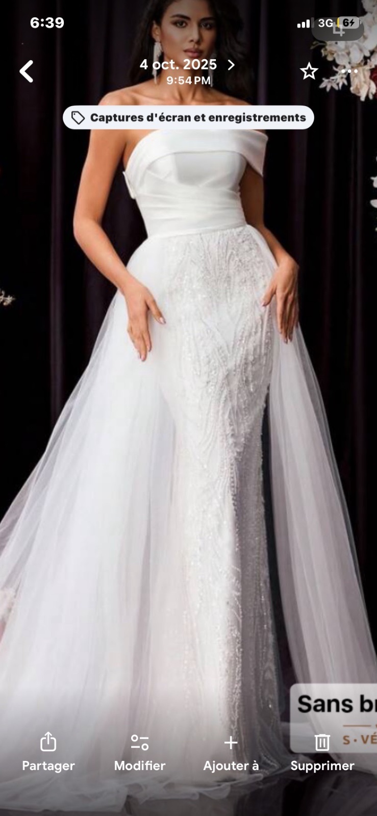 Robe de fiancaille