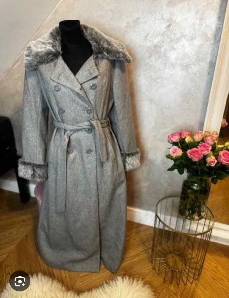 Manteau cachemire gris🤍