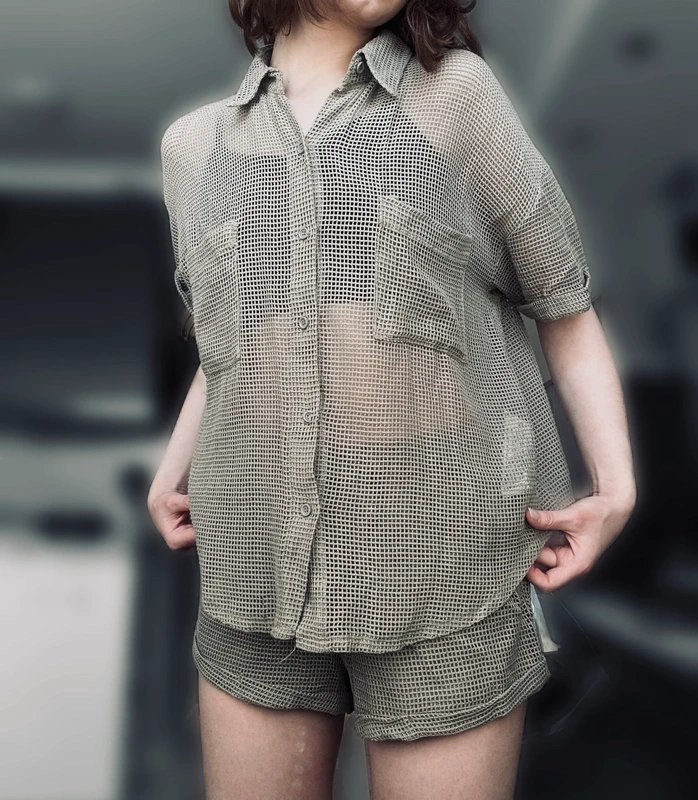 Short crochet pull&bear
