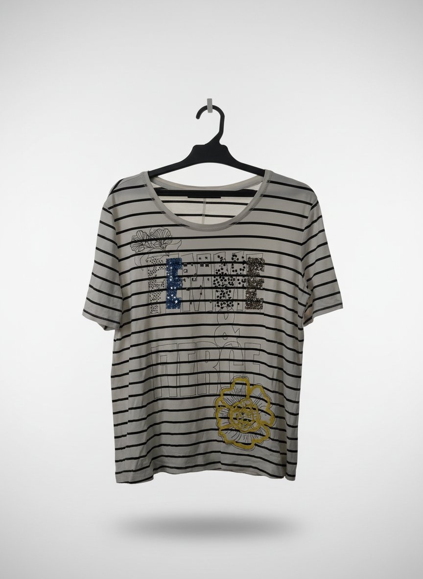 Pull coton rayé