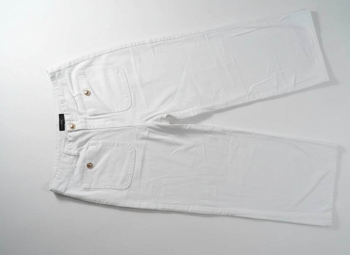 Pantalon blanc large