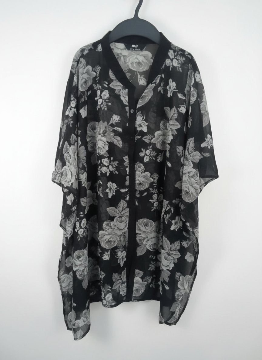 Chemise feurie en mousline