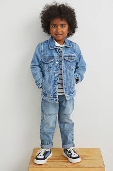 Veste djeans doublé topolino