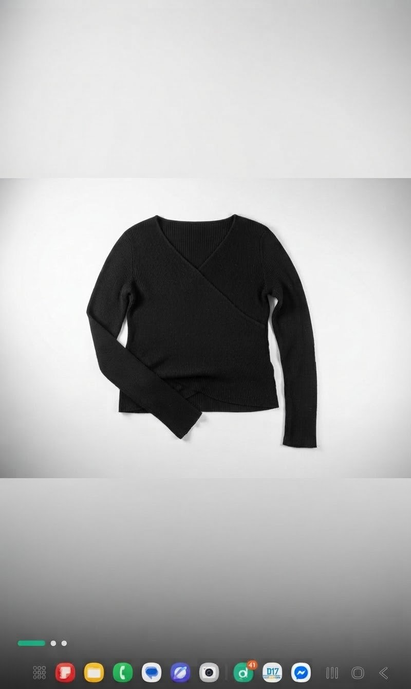 Pull basique croisé