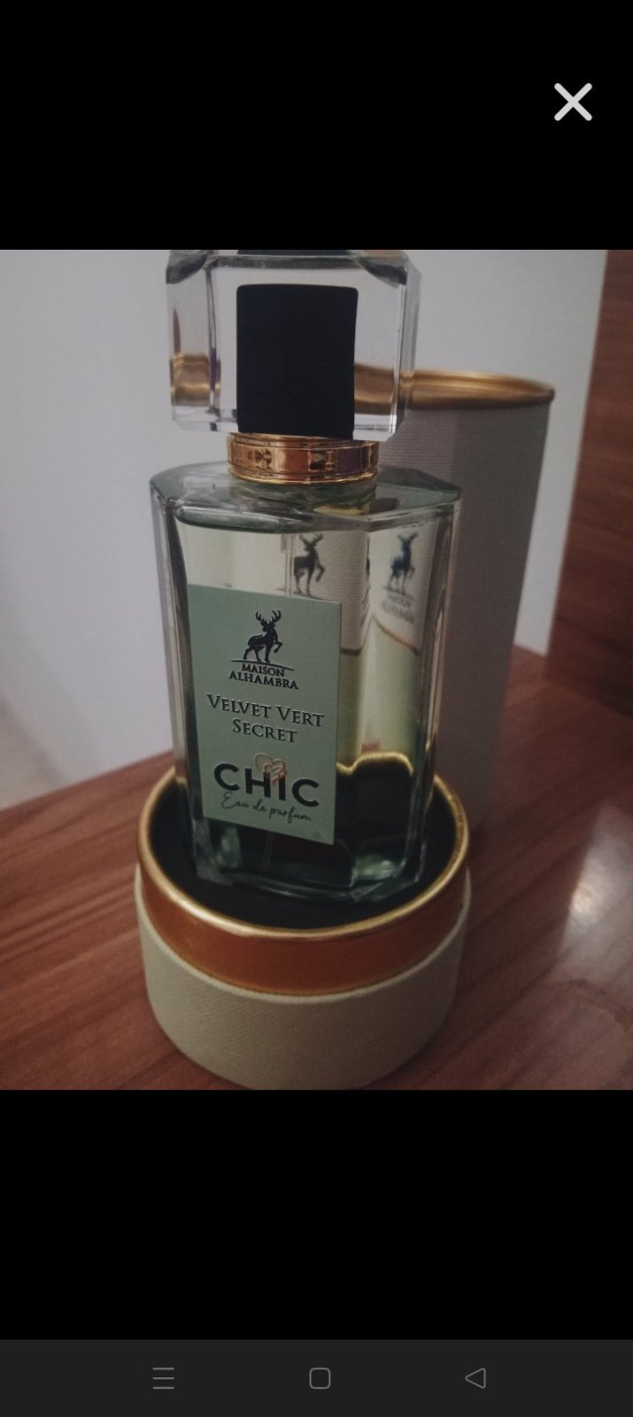 Eau de parfum chic