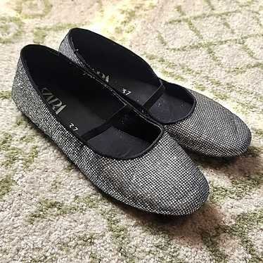 Zara Silver Metallic Shimmer 