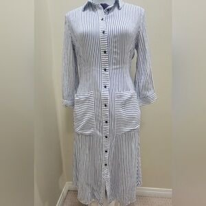 Robe rayé zara