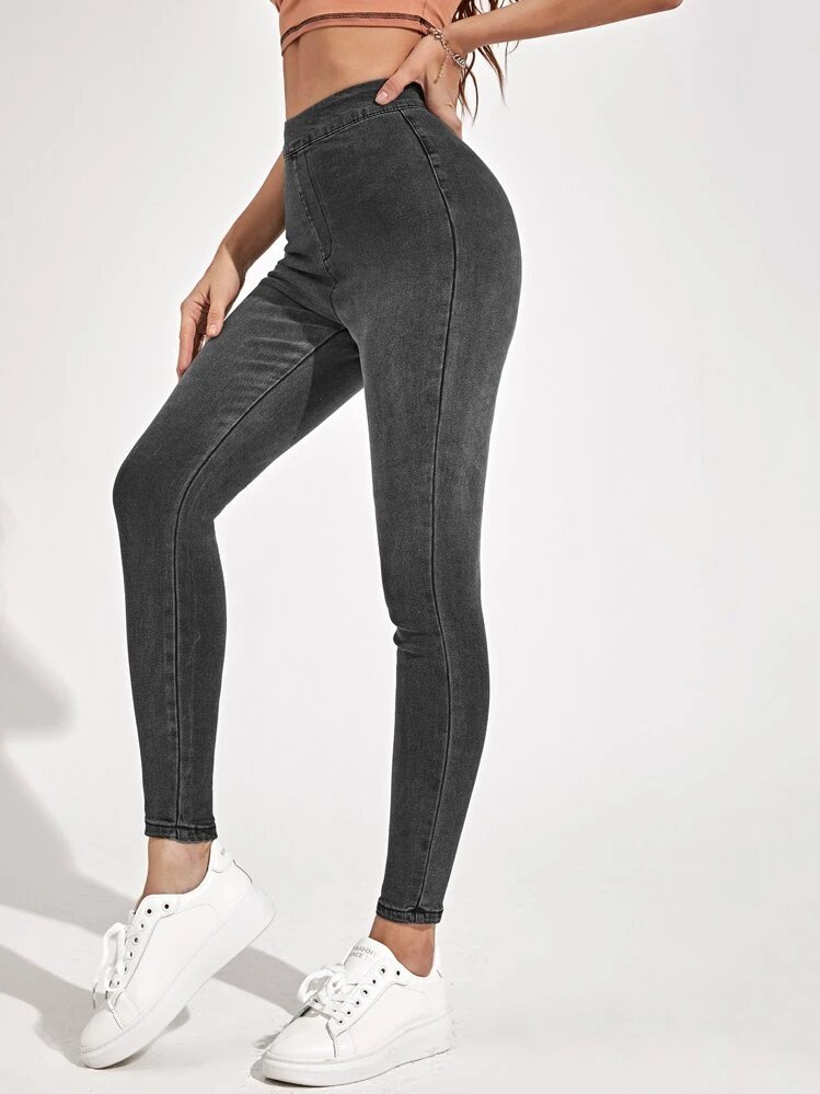 Legging grey jeans’essamra ́