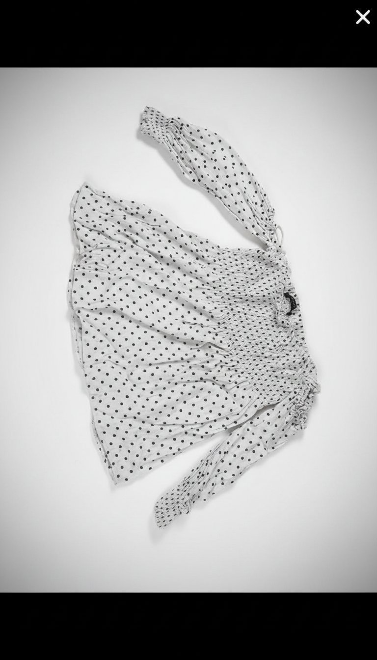 Polka dots top zara