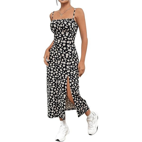 Robe avec fente