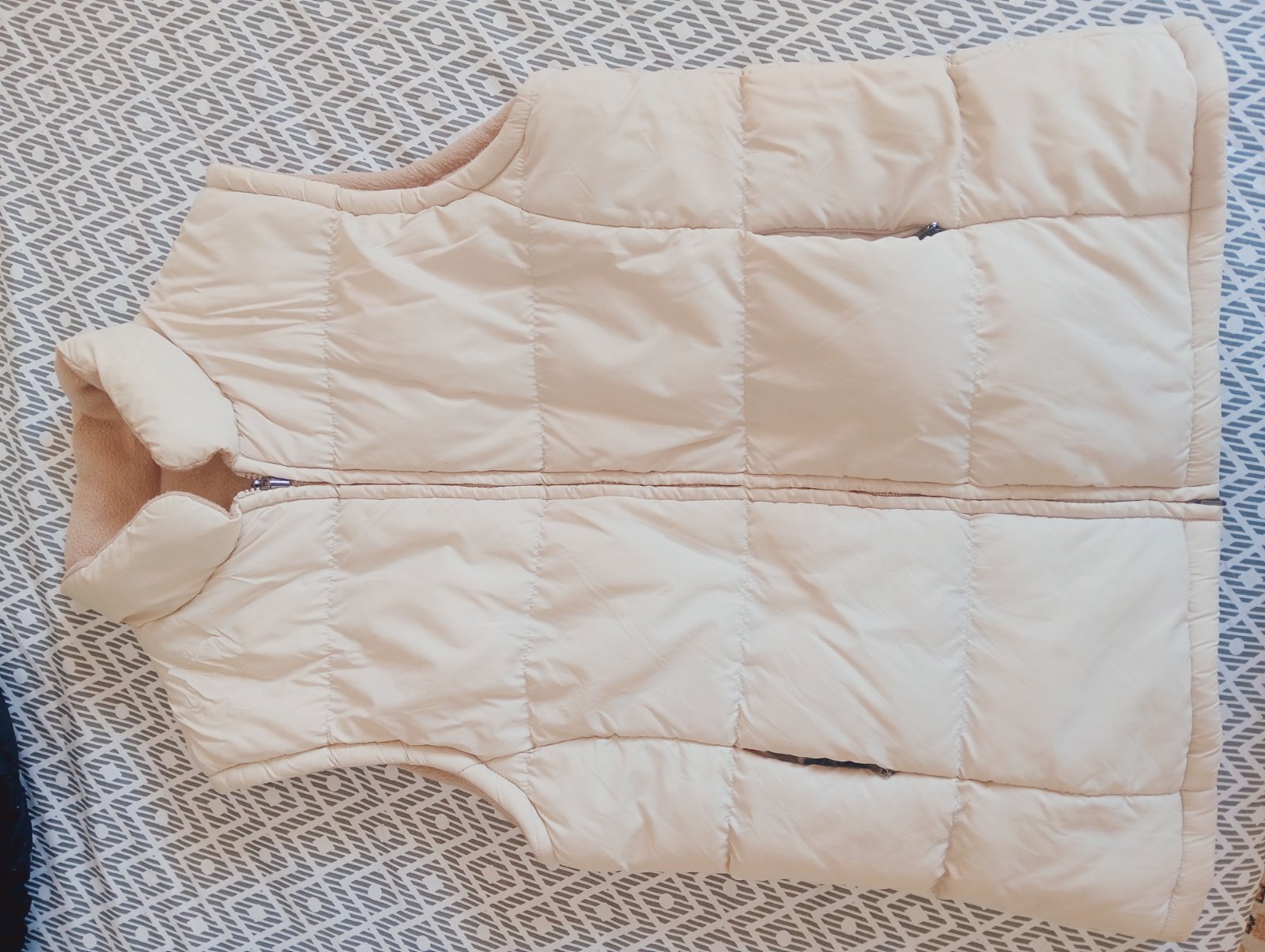 Doudoune sans manche double faces