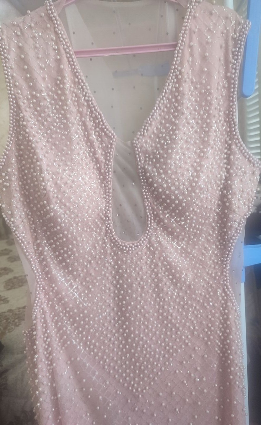 Robe soirée rose
