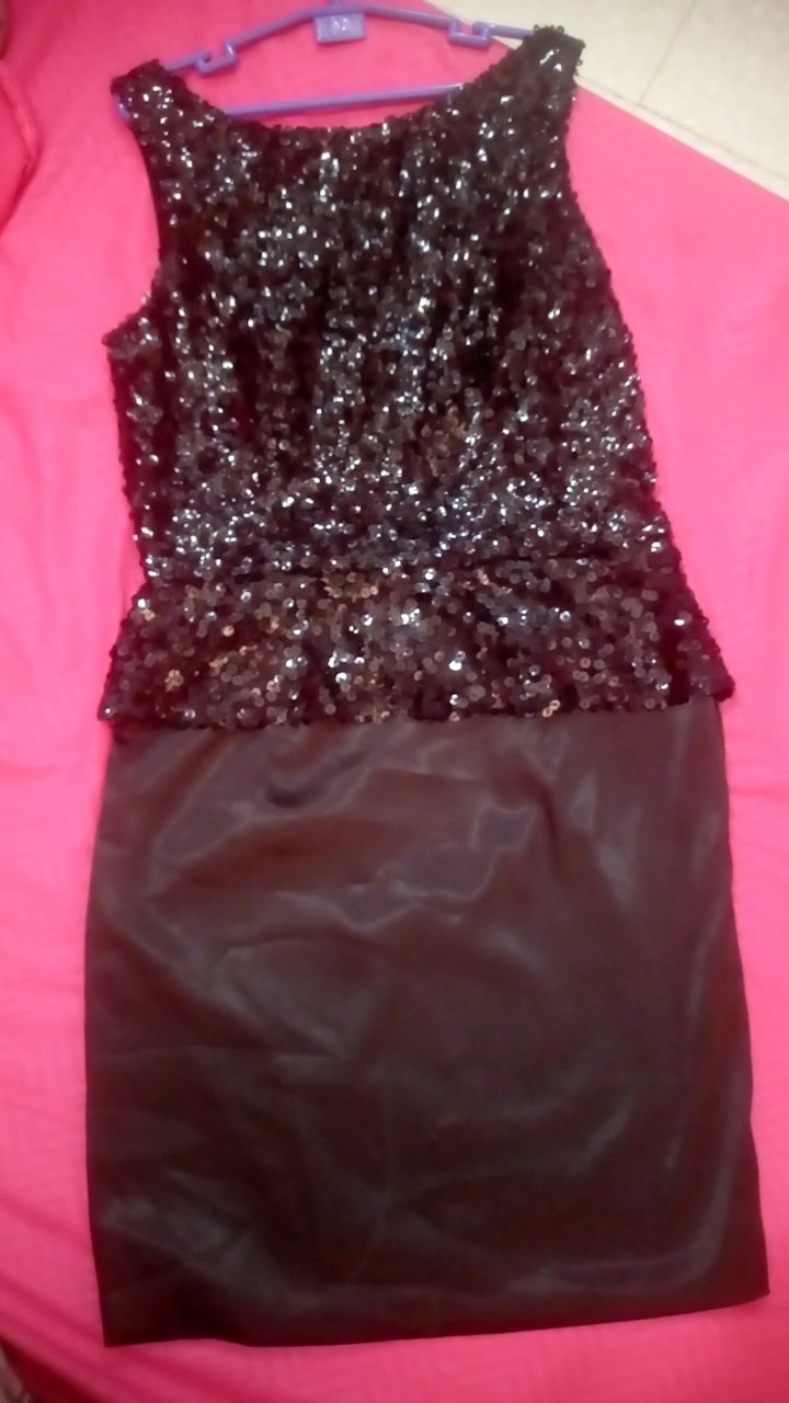 Robe effet satiné 