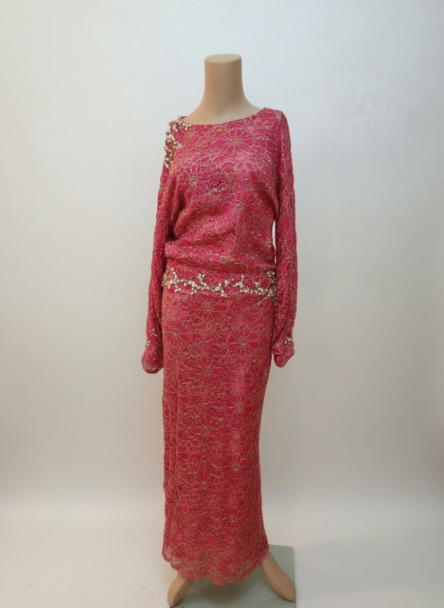 Robe rose soiree