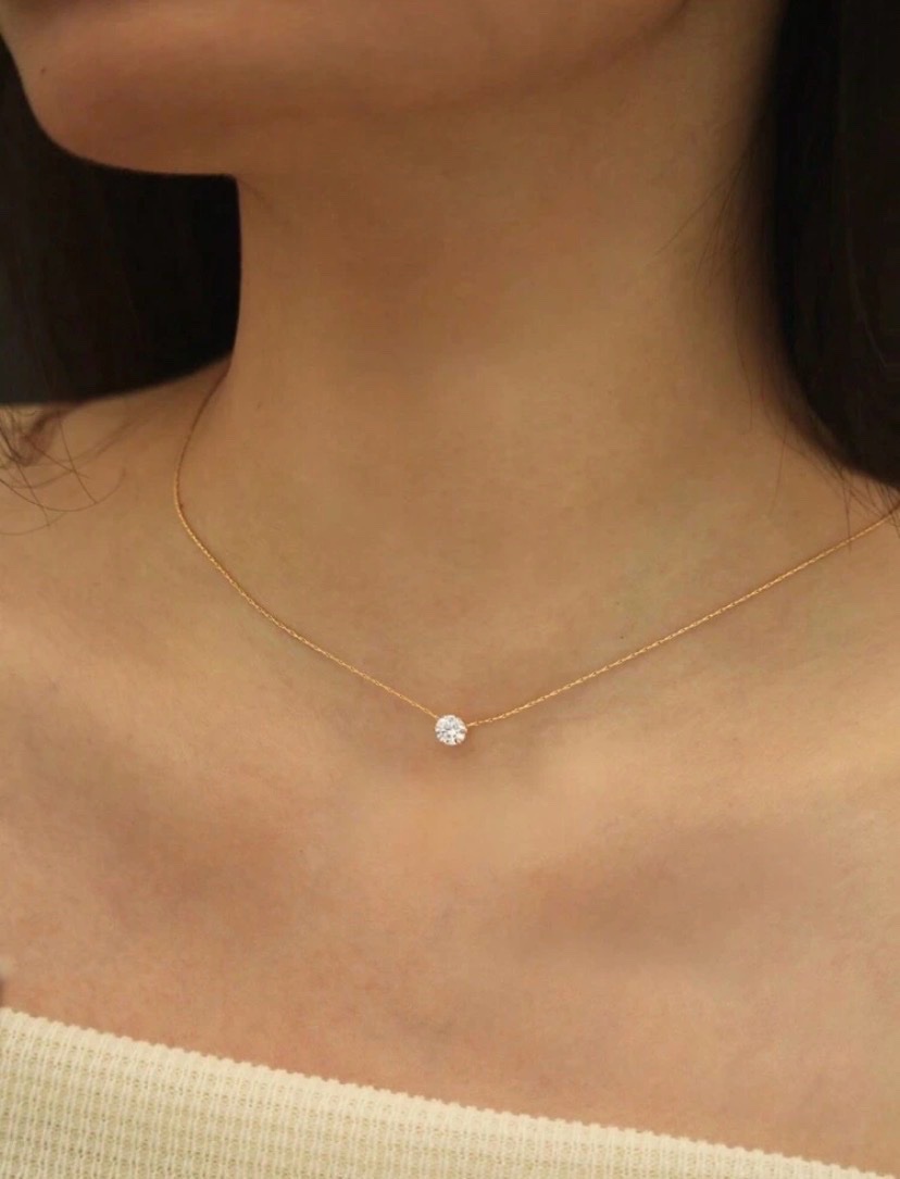 Collier ras de cou fine acier inoxydable