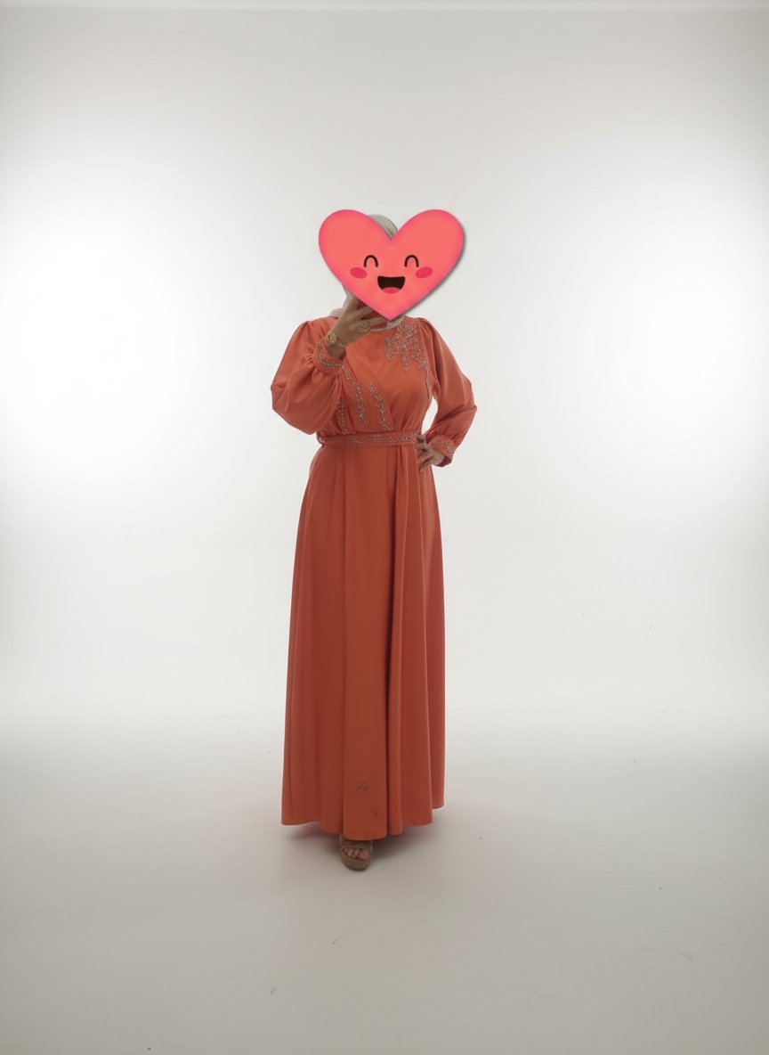 Robe Orange soirée 