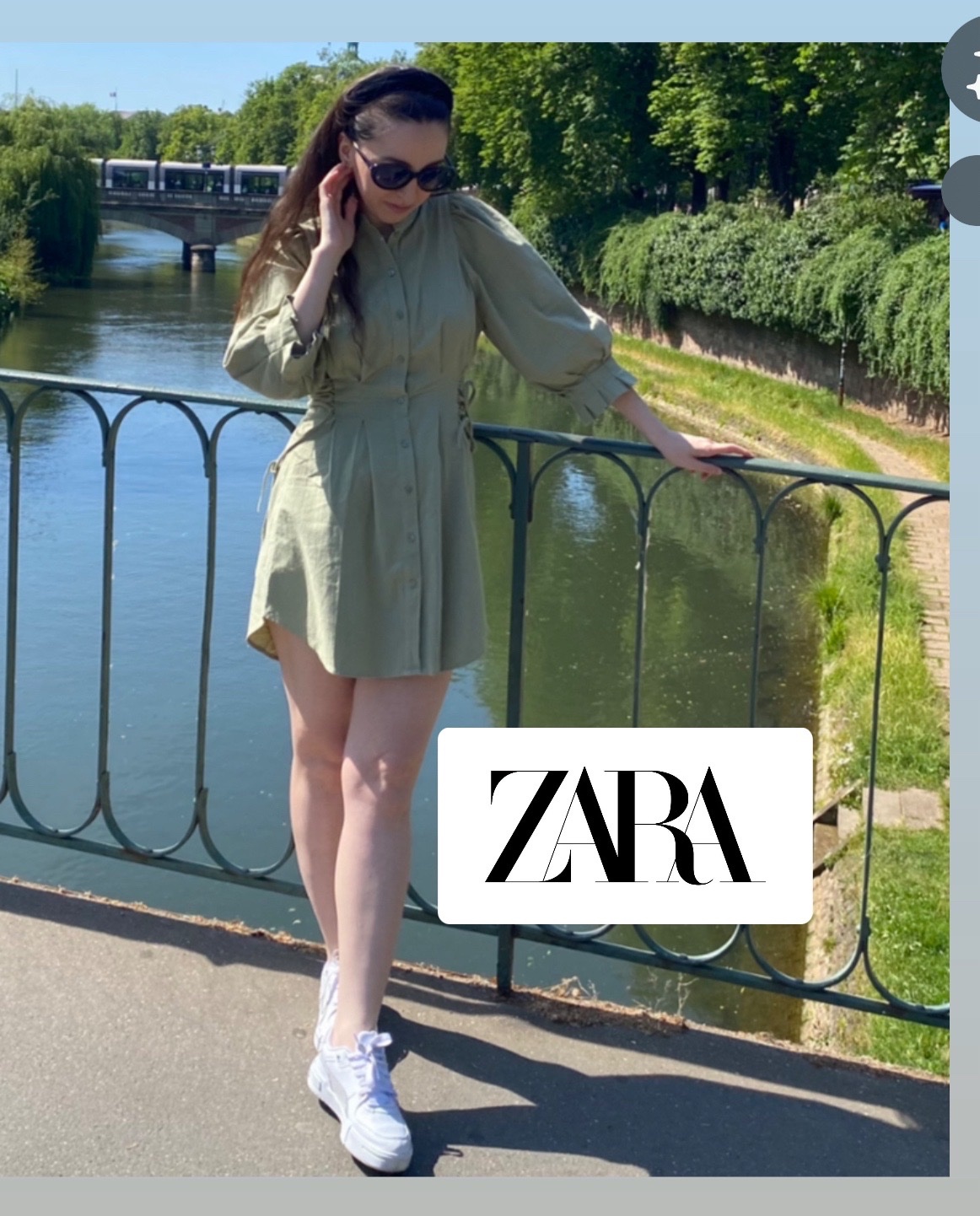 Robe chemise zara